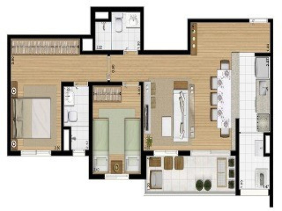 Imagem Apartamento com 3 Quartos à Venda, 80 m² em Jardim Saúde - São Paulo Imagem Apartamento com 3 Quartos à Venda, 80 m² em Jardim Saúde - São Paulo