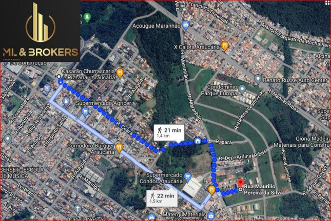Imagem Apartamento com 3 Quartos à Venda, 107 m² em Costeira - Araucária