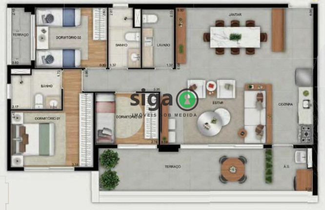 Imagem Apartamento com 3 Quartos à Venda, 109 m² em Saúde - São Paulo