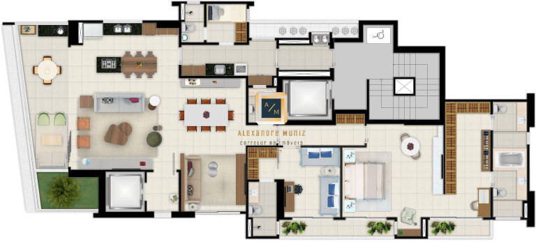 Imagem Apartamento com 4 Quartos à Venda, 202 m² em Meireles - Fortaleza Imagem Apartamento com 4 Quartos à Venda, 202 m² em Meireles - Fortaleza