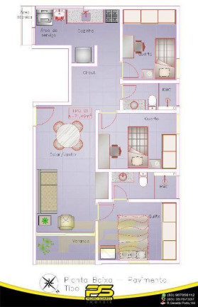 Imagem Apartamento com 3 Quartos à Venda, 71 m² em João Pessoa