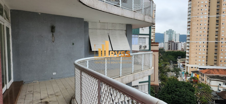 Imagem Apartamento com 3 Quartos à Venda, 190 m² em Gonzaga - Santos