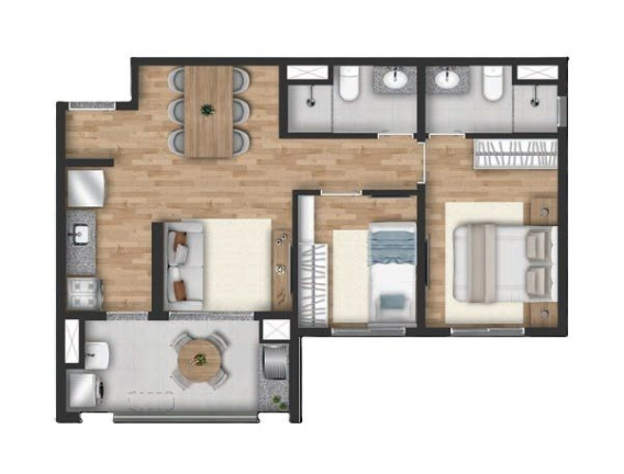 Imagem Apartamento com 2 Quartos à Venda, 46 m² em Santo Amaro - São Paulo Imagem Apartamento com 2 Quartos à Venda, 46 m² em Santo Amaro - São Paulo