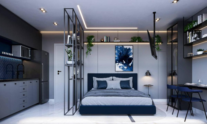 Imagem Apartamento com 1 Quarto à Venda, 47 m² Imagem Apartamento com 1 Quarto à Venda, 47 m²