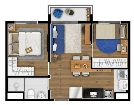 Imagem Apartamento com 2 Quartos à Venda, 36 m² em Santo Amaro - São Paulo Imagem Apartamento com 2 Quartos à Venda, 36 m² em Santo Amaro - São Paulo