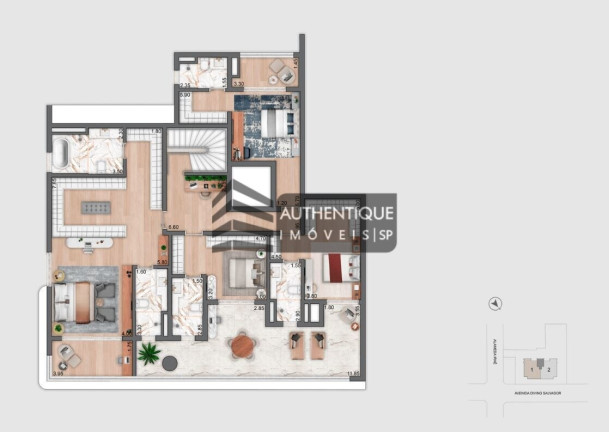 Imagem Cobertura com 4 Quartos à Venda, 542 m² em Moema - São Paulo Imagem Cobertura com 4 Quartos à Venda, 542 m² em Moema - São Paulo