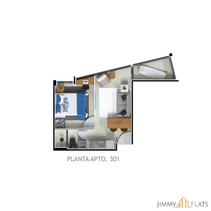 Imagem Apartamento com 1 Quarto à Venda, 25 m² em Centro, Porto De Galinhas - Ipojuca