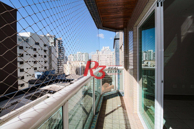 Apartamento com 3 Quartos para Alugar, 101 m² em Embaré - Santos