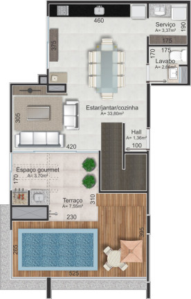 Imagem Apartamento com 3 Quartos à Venda, 128 m² em Florestal - Lajeado