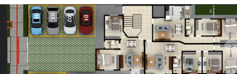 Imagem Apartamento com 3 Quartos à Venda, 66 m² em Parque Xangrilá - Contagem