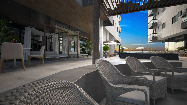 Imagem Apartamento com 2 Quartos à Venda, 109 m² em Canto Do Forte - Praia Grande