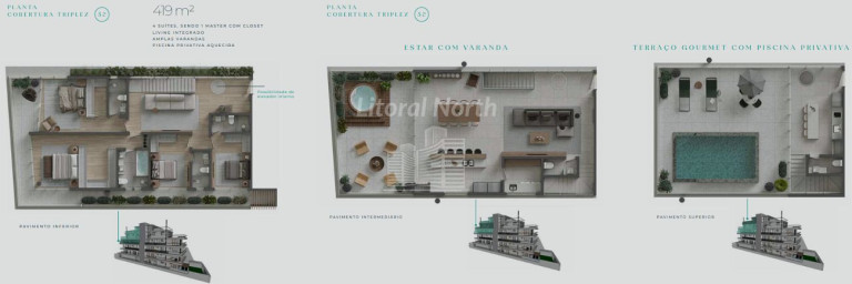 Imagem Apartamento com 4 Quartos à Venda, 189 m² em Praia Brava - Itajaí Imagem Apartamento com 4 Quartos à Venda, 189 m² em Praia Brava - Itajaí