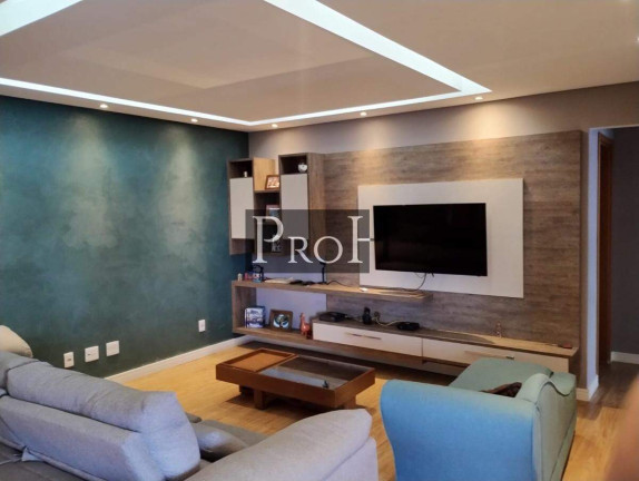 Apartamento com 3 Quartos à Venda, 126 m² em Vila Scarpelli - Santo André