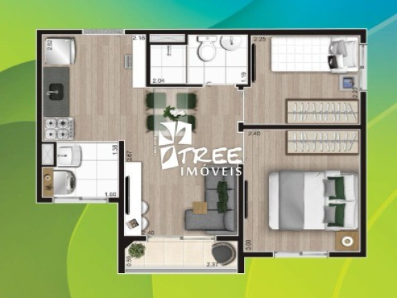 Imagem Apartamento com 2 Quartos à Venda, 37 m² em Parque Ipê - São Paulo Imagem Apartamento com 2 Quartos à Venda, 37 m² em Parque Ipê - São Paulo