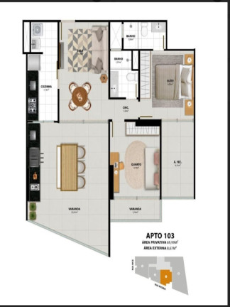 Imagem Apartamento com 3 Quartos à Venda, 85 m² em Praia Do Morro - Guarapari Imagem Apartamento com 3 Quartos à Venda, 85 m² em Praia Do Morro - Guarapari