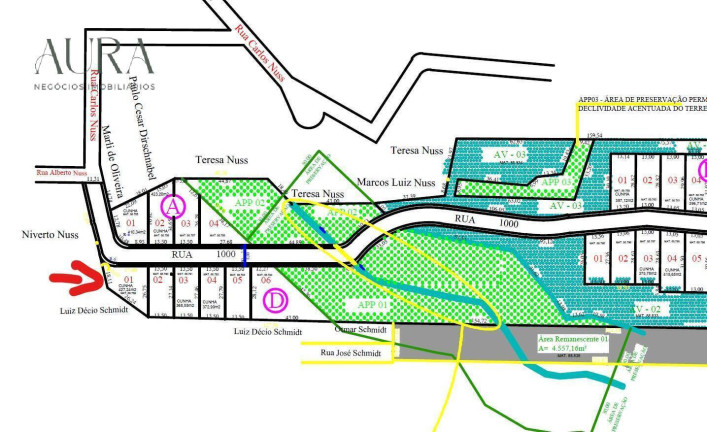Imagem Terreno à Venda, 427 m² em Centro - Guabiruba