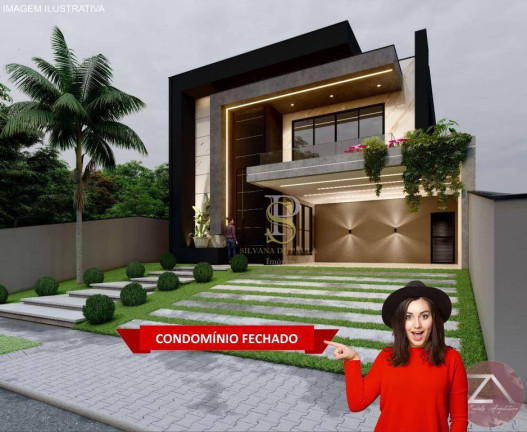 Casa com 5 Quartos à Venda, 307 m² em Condomínio Figueira Garden - Atibaia