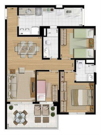 Imagem Apartamento com 3 Quartos à Venda, 80 m² em Jardim Saúde - São Paulo Imagem Apartamento com 3 Quartos à Venda, 80 m² em Jardim Saúde - São Paulo