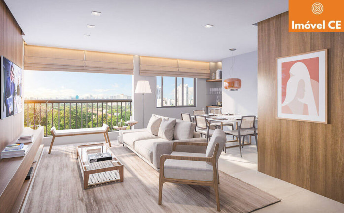 Imagem Apartamento com 2 Quartos à Venda, 54 m² em Cocó - Fortaleza