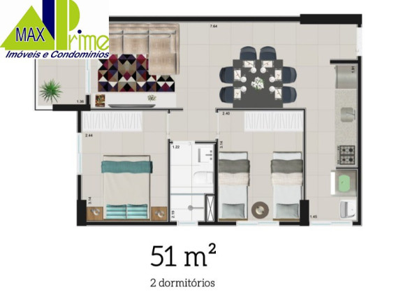 Imagem Apartamento com 2 Quartos à Venda, 35 m² em Vila Carrão - São Paulo