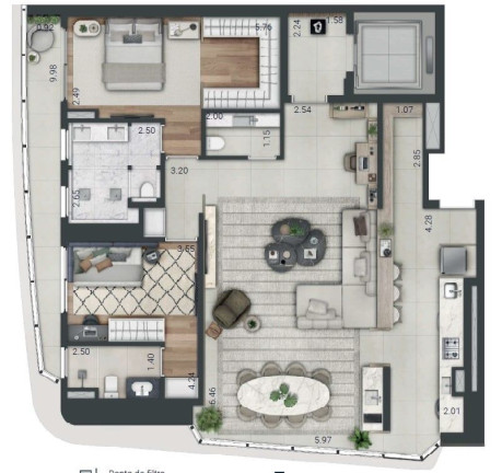 Imagem Apartamento com 3 Quartos à Venda, 106 m² em Real Parque - São Paulo Imagem Apartamento com 3 Quartos à Venda, 106 m² em Real Parque - São Paulo