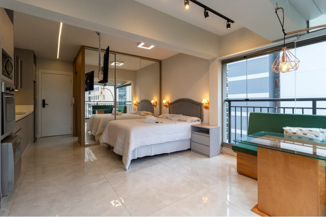 Apartamento com 1 Quarto à Venda, 32 m² em Indianópolis - São Paulo