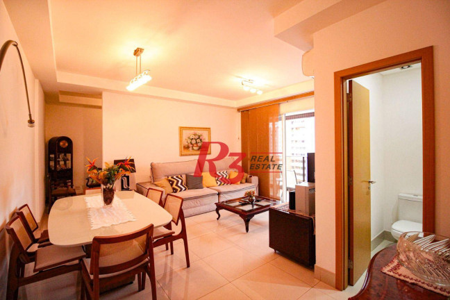 Apartamento com 2 Quartos à Venda, 112 m² em Gonzaga - Santos