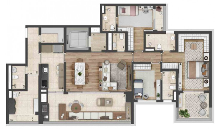 Imagem Apartamento com 3 Quartos à Venda, 203 m² em Perdizes - São Paulo