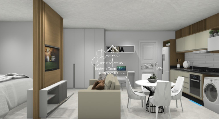Imagem Apartamento com 1 Quarto à Venda, 50 m² em Guaiúba - Guarujá
