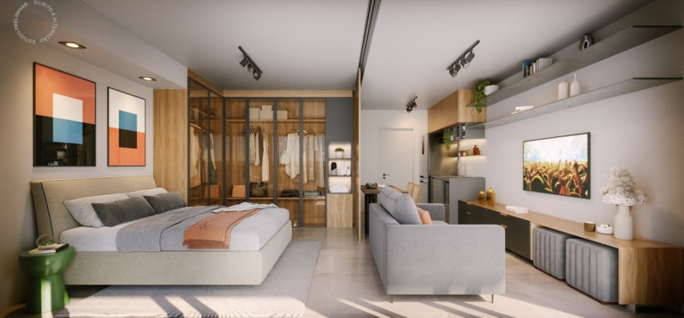 Imagem Apartamento com 1 Quarto à Venda, 32 m² em Chácara Klabin - São Paulo
