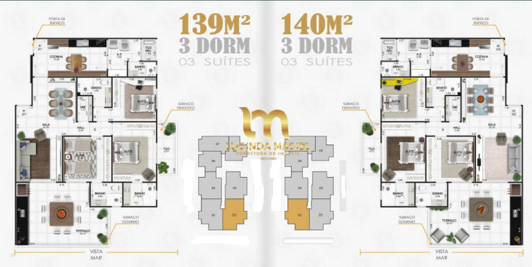 Imagem Apartamento com 2 Quartos à Venda, 89 m² em Guilhermina - Praia Grande