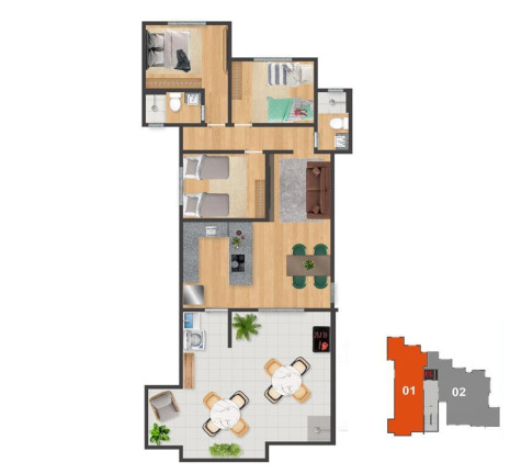 Imagem Apartamento com 2 Quartos à Venda, 53 m² em Nova Vista - Belo Horizonte Imagem Apartamento com 2 Quartos à Venda, 53 m² em Nova Vista - Belo Horizonte