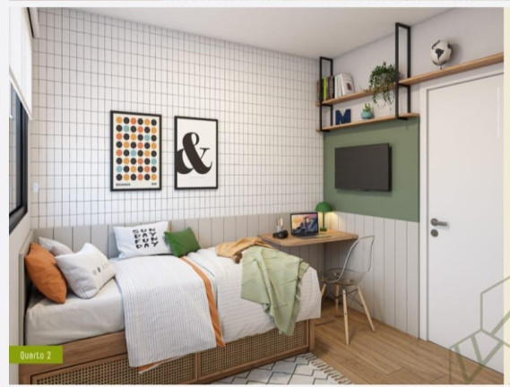 Imagem Apartamento com 2 Quartos à Venda, 43 m² em Vargem Grande - Curitiba