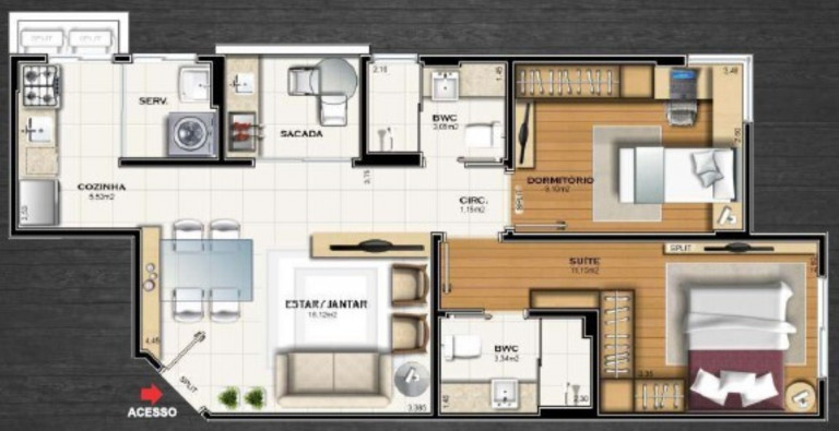 Imagem Imóvel com 3 Quartos à Venda, 135 m² em Centro - Florianópolis