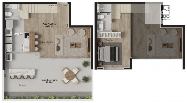 Apartamento com 1 Quarto à Venda, 86 m² em água Verde - Curitiba