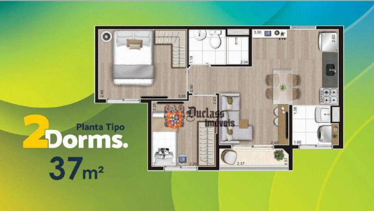 Imagem Apartamento com 2 Quartos à Venda, 37 m² em Parque Ipê - São Paulo Imagem Apartamento com 2 Quartos à Venda, 37 m² em Parque Ipê - São Paulo