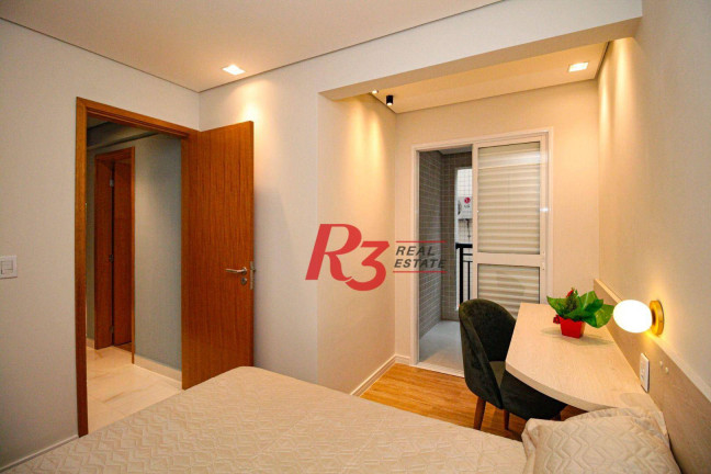 Imagem Apartamento com 2 Quartos à Venda, 56 m² em Aparecida - Santos