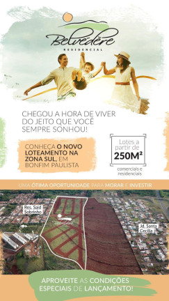 Terreno à Venda, 250 m² em Bonfim Paulista - Belvedere - Ribeirão Preto