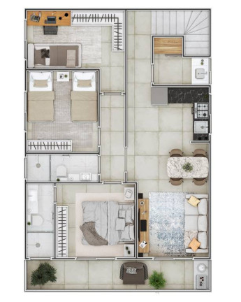 Imagem Casa com 3 Quartos à Venda, 91 m² em Guilhermina - Praia Grande