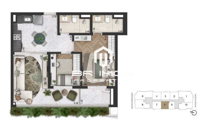 Imóvel com 2 Quartos à Venda, 71 m² em Consolação - São Paulo