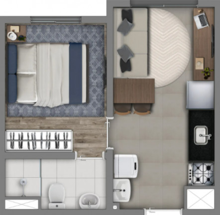 Imagem Apartamento com 1 Quarto à Venda, 24 m² em Vila Romana - São Paulo Imagem Apartamento com 1 Quarto à Venda, 24 m² em Vila Romana - São Paulo