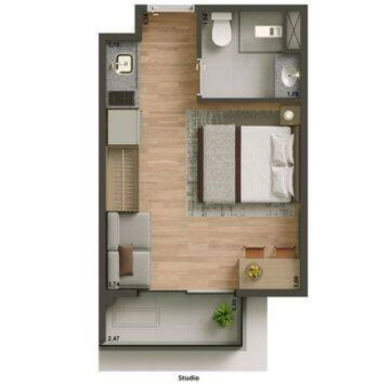 Imagem Apartamento à Venda, 24 m² em Pinheiros - São Paulo Imagem Apartamento à Venda, 24 m² em Pinheiros - São Paulo