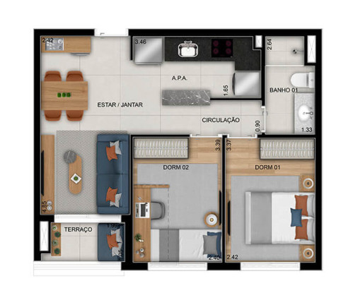 Imagem Apartamento com 2 Quartos à Venda, 50 m² em Quarta Parada - São Paulo Imagem Apartamento com 2 Quartos à Venda, 50 m² em Quarta Parada - São Paulo