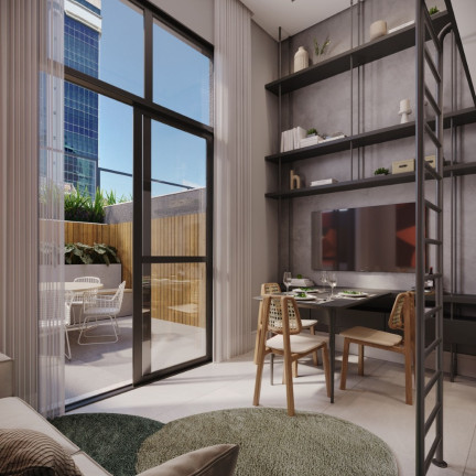 Imagem Apartamento com 1 Quarto à Venda, 26 m² em Alto Da Glória - Curitiba Imagem Apartamento com 1 Quarto à Venda, 26 m² em Alto Da Glória - Curitiba