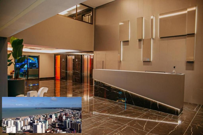 Apartamento com 2 Quartos à Venda, 123 m² em Cabo Branco - João Pessoa