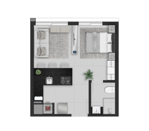 Imagem Apartamento com 1 Quarto à Venda, 57 m² em Capão Da Canoa - Capão Da Canoa