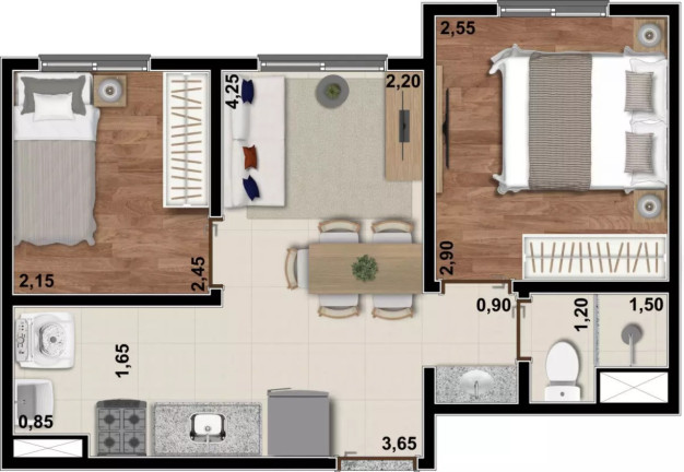 Imagem Imóvel com 1 Quarto à Venda, 33 m² em Vila Andrade - São Paulo Imagem Imóvel com 1 Quarto à Venda, 33 m² em Vila Andrade - São Paulo