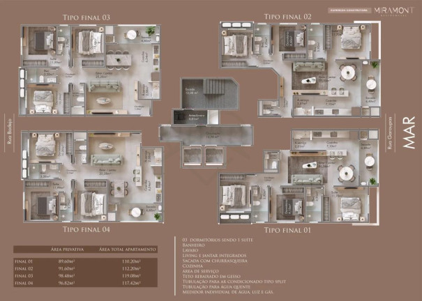 Imagem Apartamento com 3 Quartos à Venda, 98 m²