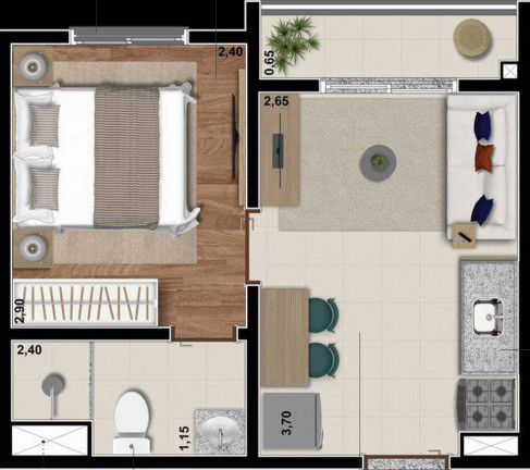 Imagem Apartamento com 1 Quarto à Venda, 24 m² em Saúde - São Paulo Imagem Apartamento com 1 Quarto à Venda, 24 m² em Saúde - São Paulo