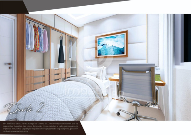 Imagem Apartamento com 2 Quartos à Venda, 50 m² em Damas - Fortaleza